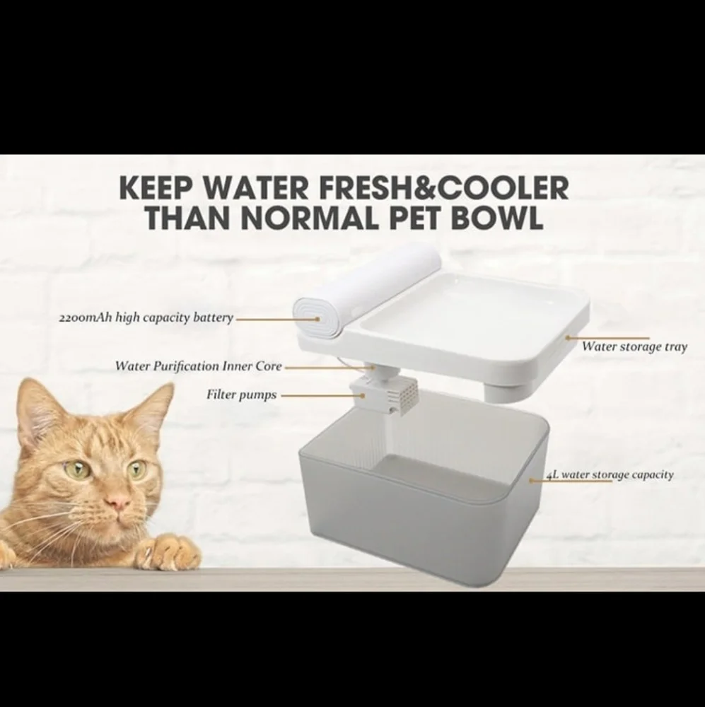 Wireless Cat Water Fountain